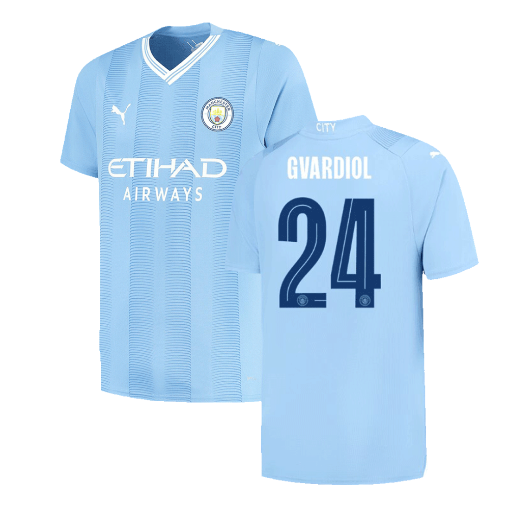 GVARDIOL #24 Manchester City Home Jersey 2023/24 - UCL GVARDIOL #24 Manchester City Home Jersey 2023/24 - UCL