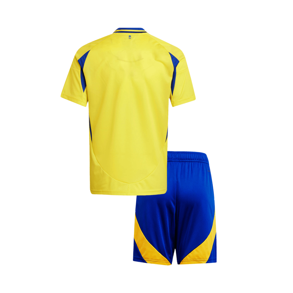 Al Nassr Home Kids Soccer Jerseys Kit 2024/25 Al Nassr Home Kids Soccer Jerseys Kit 2024/25