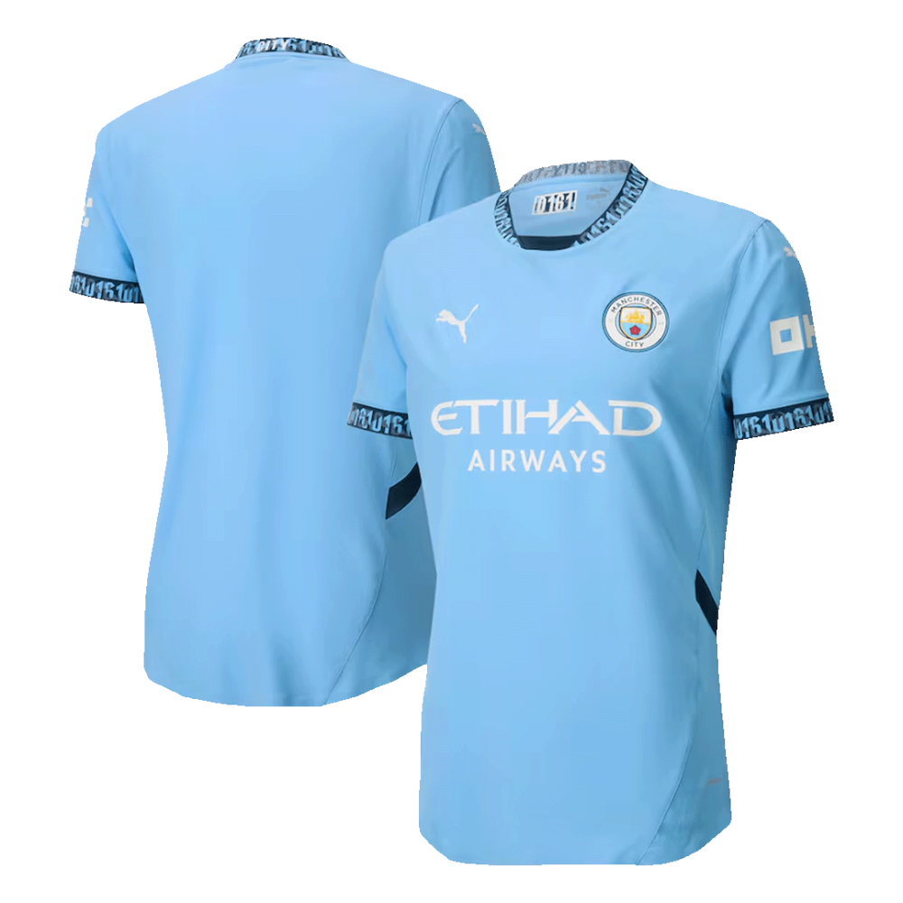 Manchester City Home Players Version Soccer Jersey 2024/25 Manchester City Home Players Version Soccer Jersey 2024/25