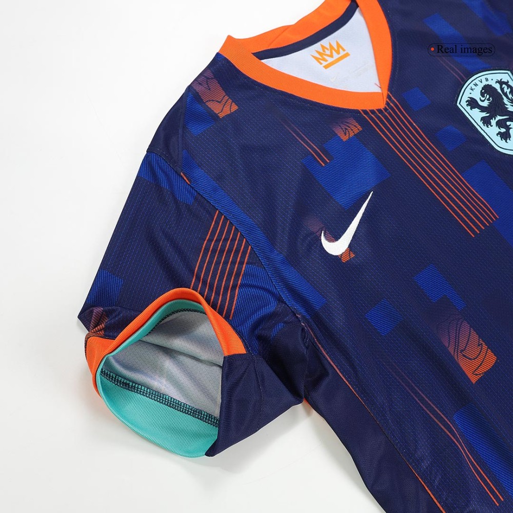 VIRGIL #4 Netherlands Away Soccer Jersey EURO 2024