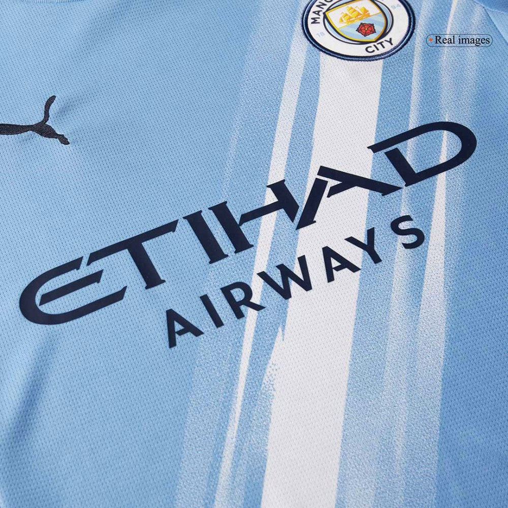 DE BRUYNE #17 Manchester City Home Soccer Jersey 2025/26 DE BRUYNE #17 Manchester City Home Soccer Jersey 2025/26