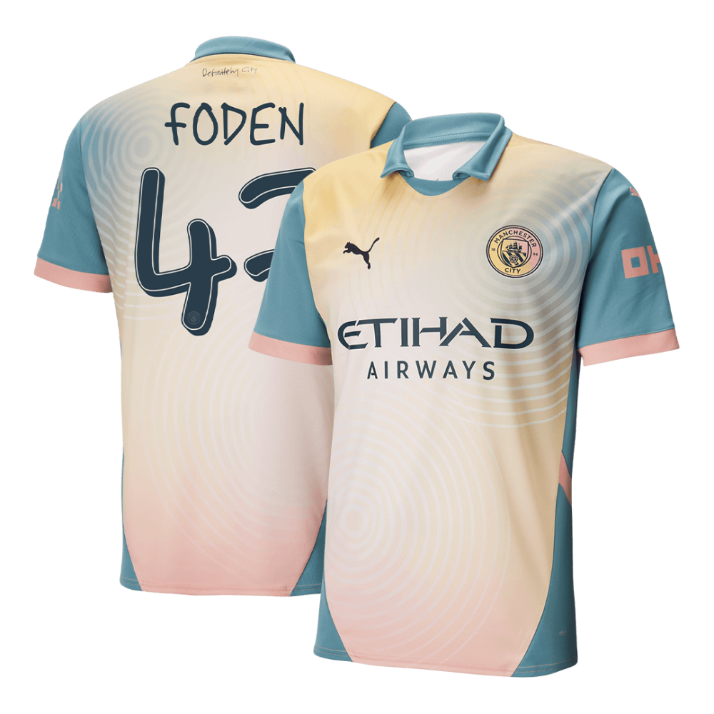 FODEN #47 Manchester City Fourth Away Soccer Jersey 2024/25 - Definitely City FODEN #47 Manchester City Fourth Away Soccer Jersey 2024/25 - Definitely City