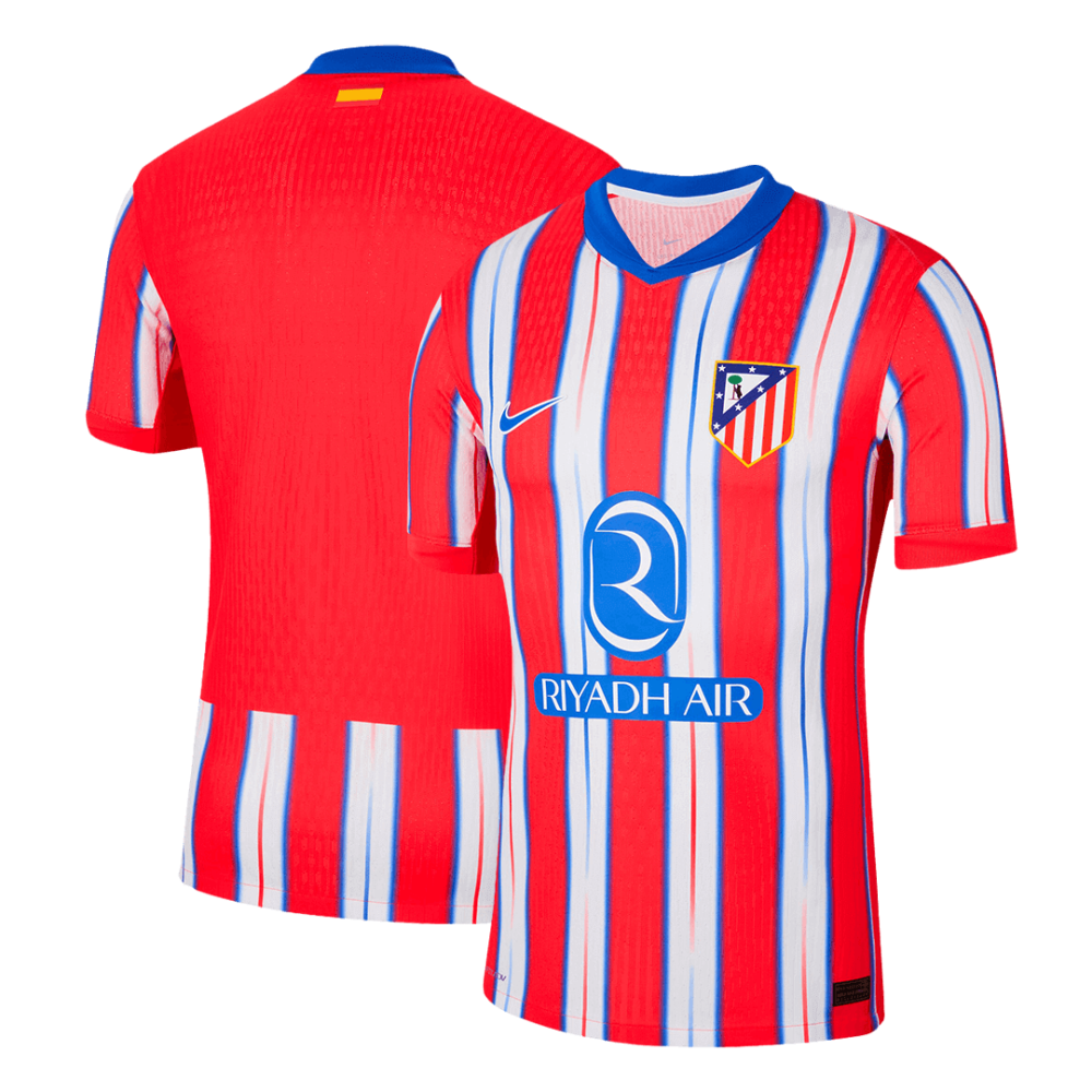 Atletico Madrid Home Players Version Soccer Jersey 2024/25 Atletico Madrid Home Players Version Soccer Jersey 2024/25