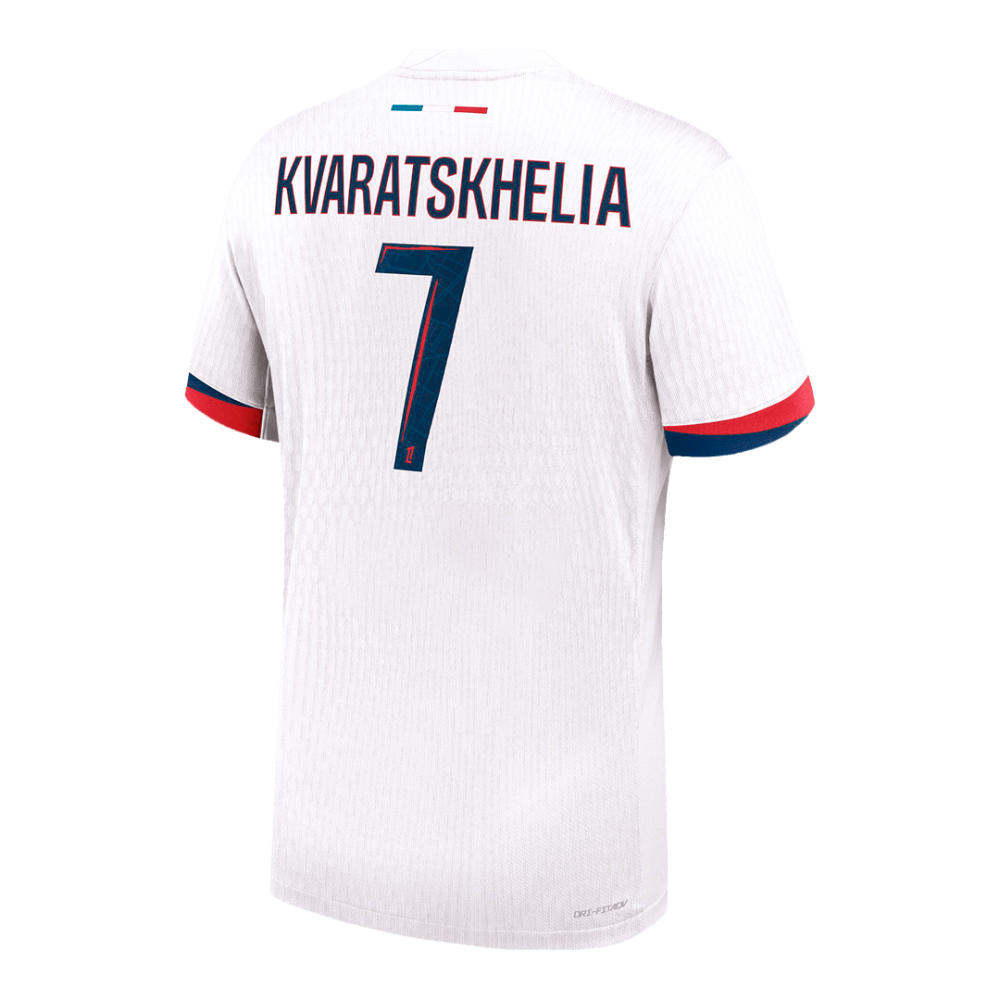 KVARATSKHELIA #7 PSG Away Players Version Soccer Jersey 2024/25 KVARATSKHELIA #7 PSG Away Players Version Soccer Jersey 2024/25
