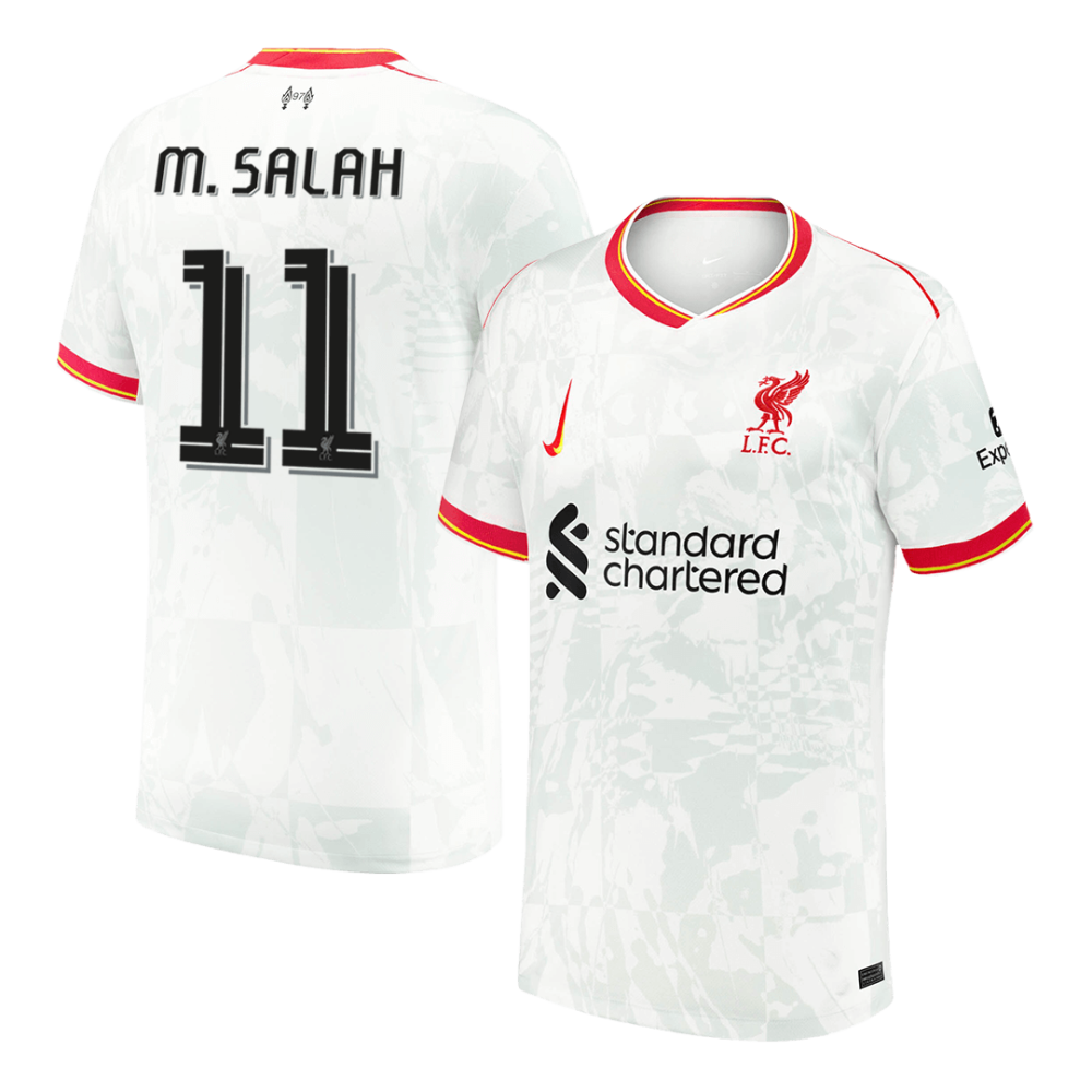 M.SALAH #11 Liverpool Third Away Soccer Jersey 2024/25 - UCL M.SALAH #11 Liverpool Third Away Soccer Jersey 2024/25 - UCL