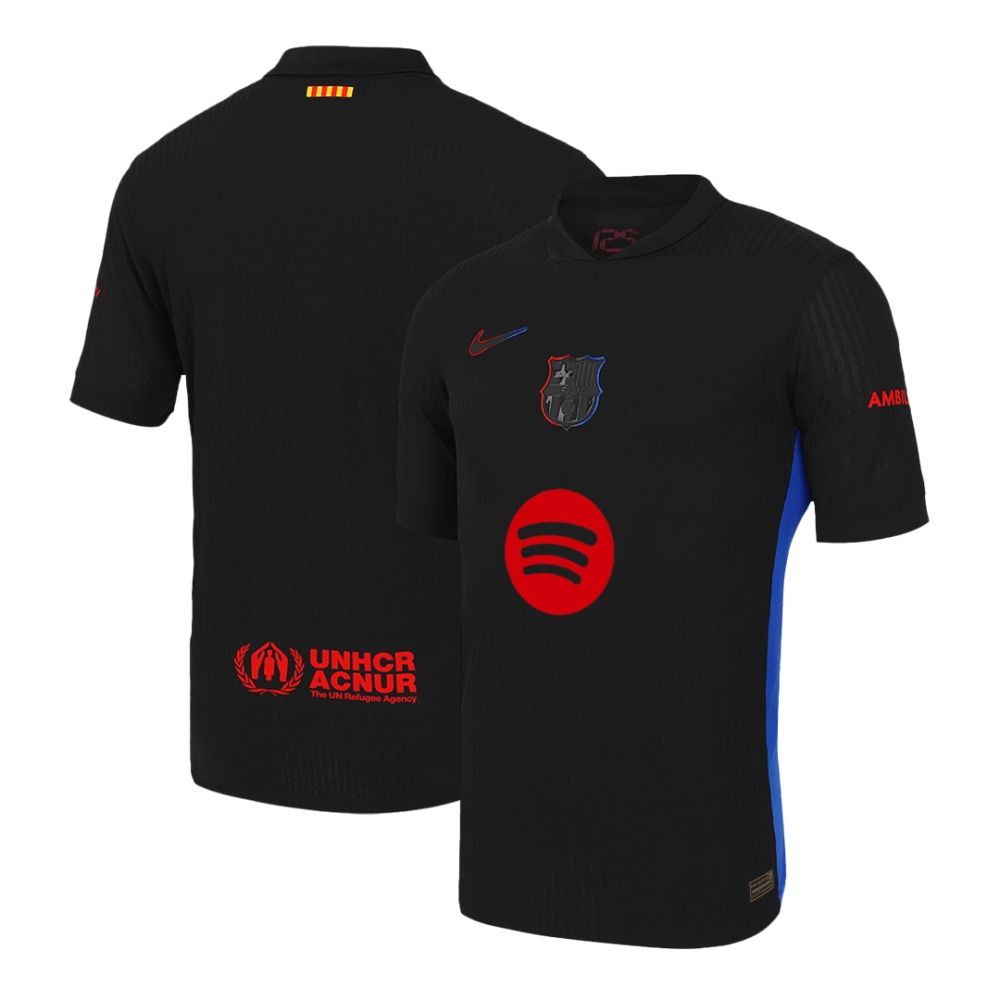 Barcelona Away Players Version Soccer Jersey 2024/25 - Spotify Logo Without Text Barcelona Away Players Version Soccer Jersey 2024/25 - Spotify Logo Without Text