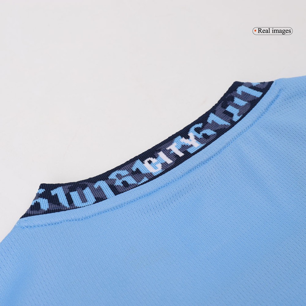 CHAMPIONS #24 Manchester City Home Soccer Jersey 2024/25