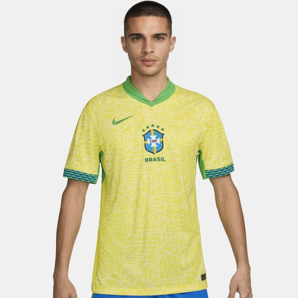 Brazil Home Soccer Jersey Copa America 2024 Brazil Home Soccer Jersey Copa America 2024