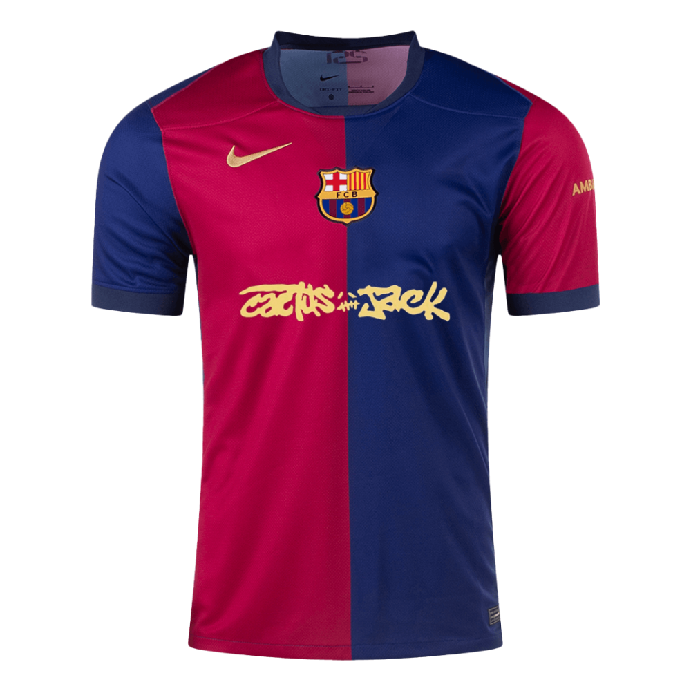 Barcelona X Travis Scott Home Soccer Jersey 2024/25 Barcelona X Travis Scott Home Soccer Jersey 2024/25