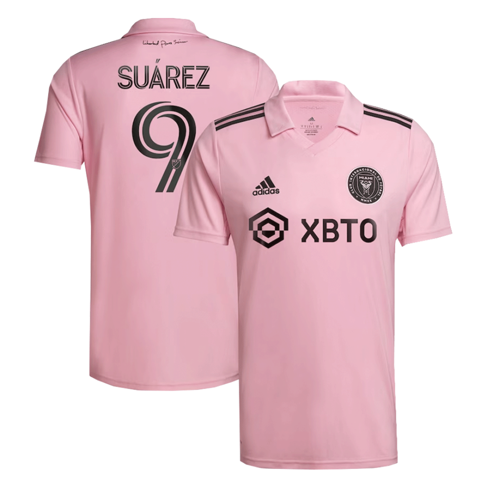 SUÁREZ #9 Inter Miami CF Home Soccer Jersey 2022 SUÁREZ #9 Inter Miami CF Home Soccer Jersey 2022