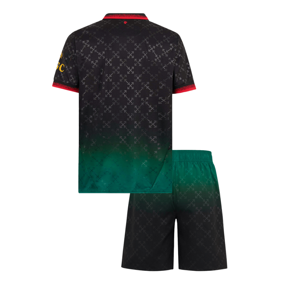 AC Milan Fourth Away Kids Soccer Jerseys Kit 2024/25 AC Milan Fourth Away Kids Soccer Jerseys Kit 2024/25