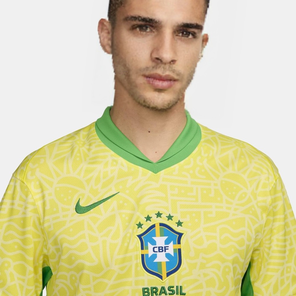 Brazil Home Soccer Jersey Copa America 2024 Brazil Home Soccer Jersey Copa America 2024