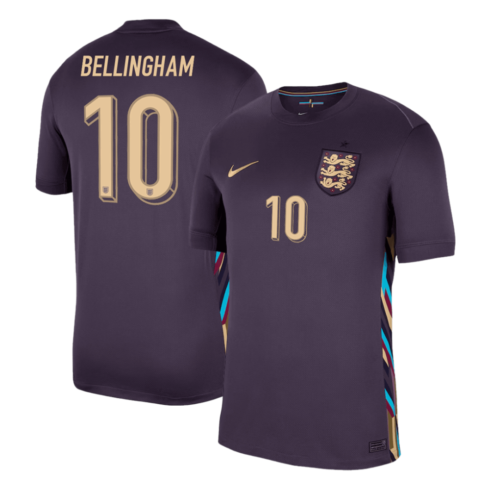 BELLINGHAM #10 England Away Soccer Jersey 2024 BELLINGHAM #10 England Away Soccer Jersey 2024