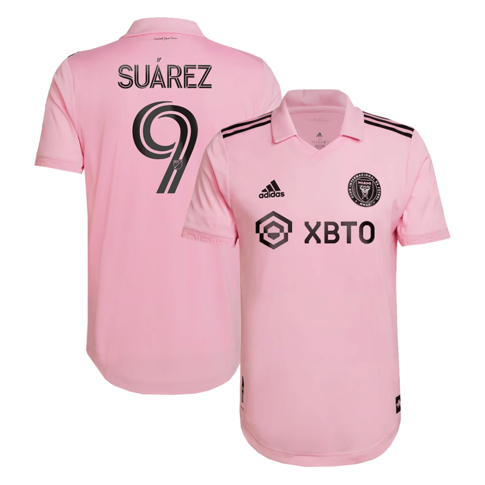 SUÁREZ #9 Inter Miami CF Home Players Version Soccer Jersey 2022 SUÁREZ #9 Inter Miami CF Home Players Version Soccer Jersey 2022