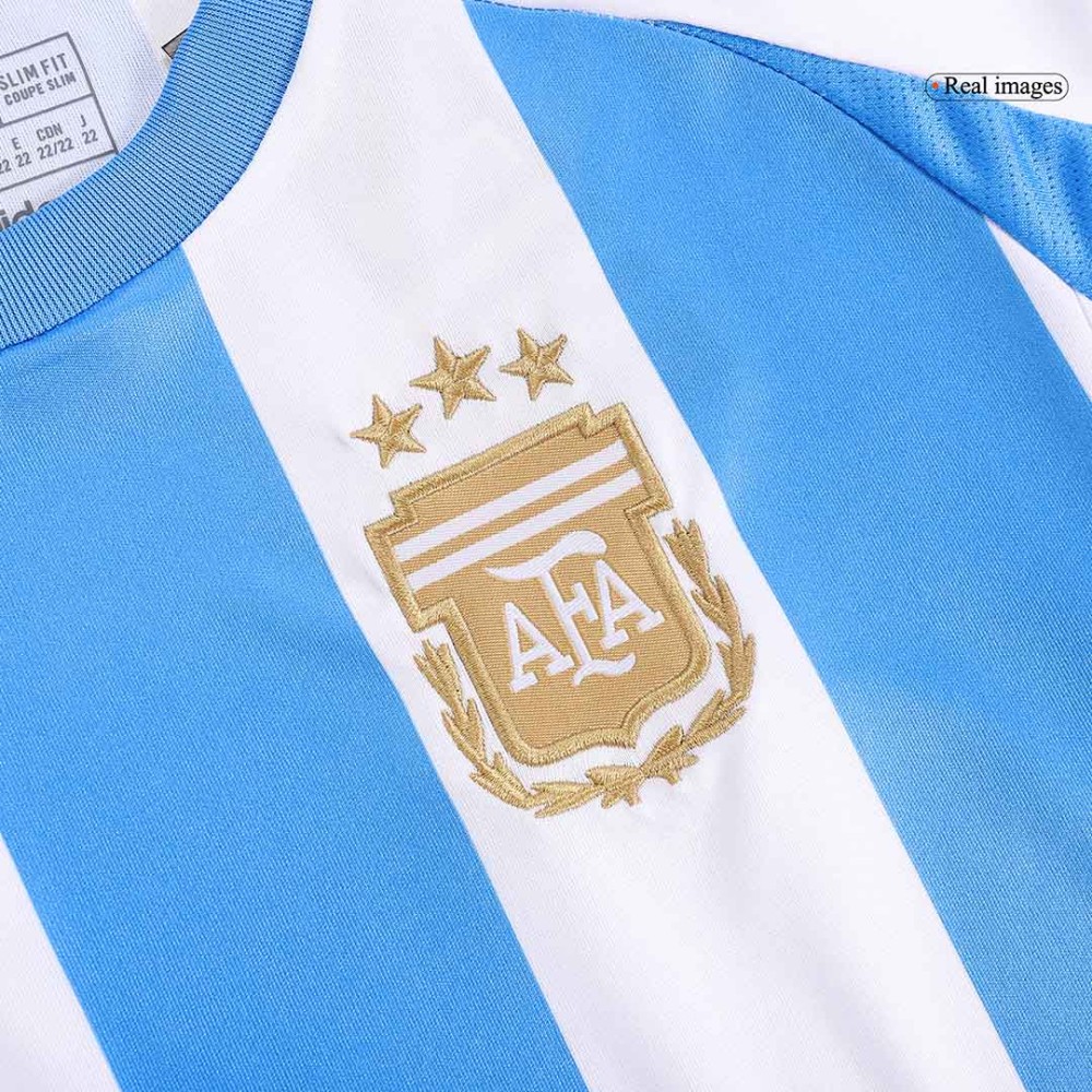 Argentina Home Kids Soccer Jerseys Kit 2024