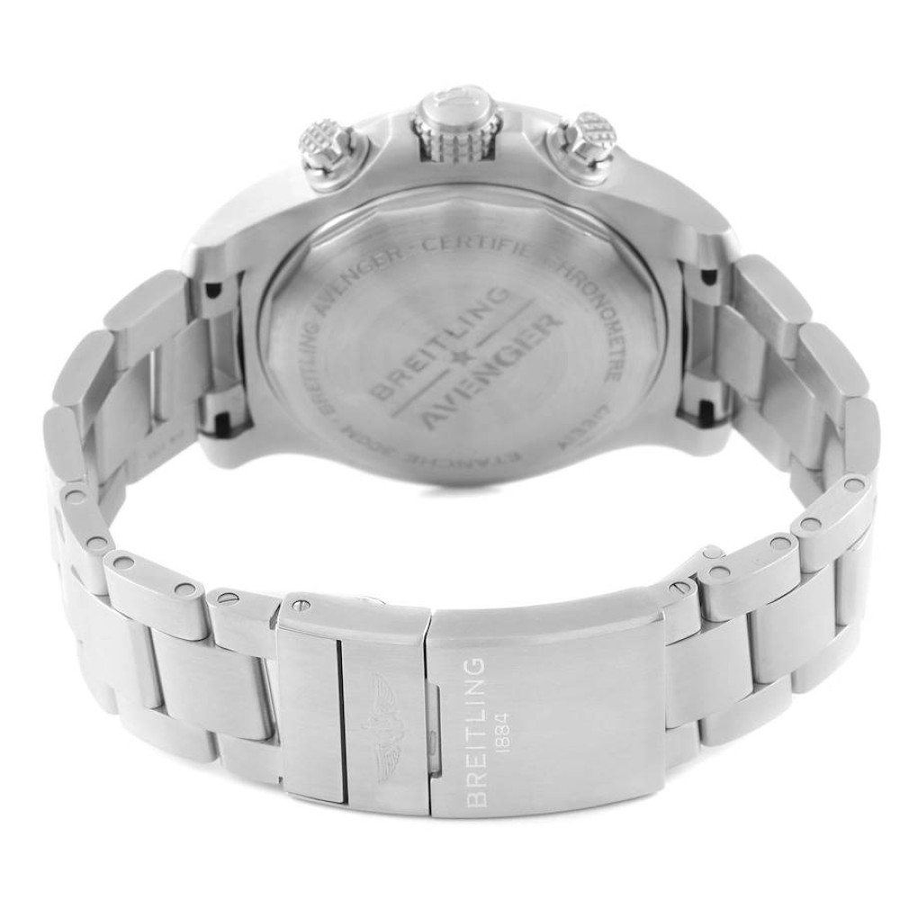 Breitling Avenger Chronograph 45 Black Dial Steel Mens Watch A13317 Breitling Avenger Chronograph 45 Black Dial Steel Mens Watch A13317
