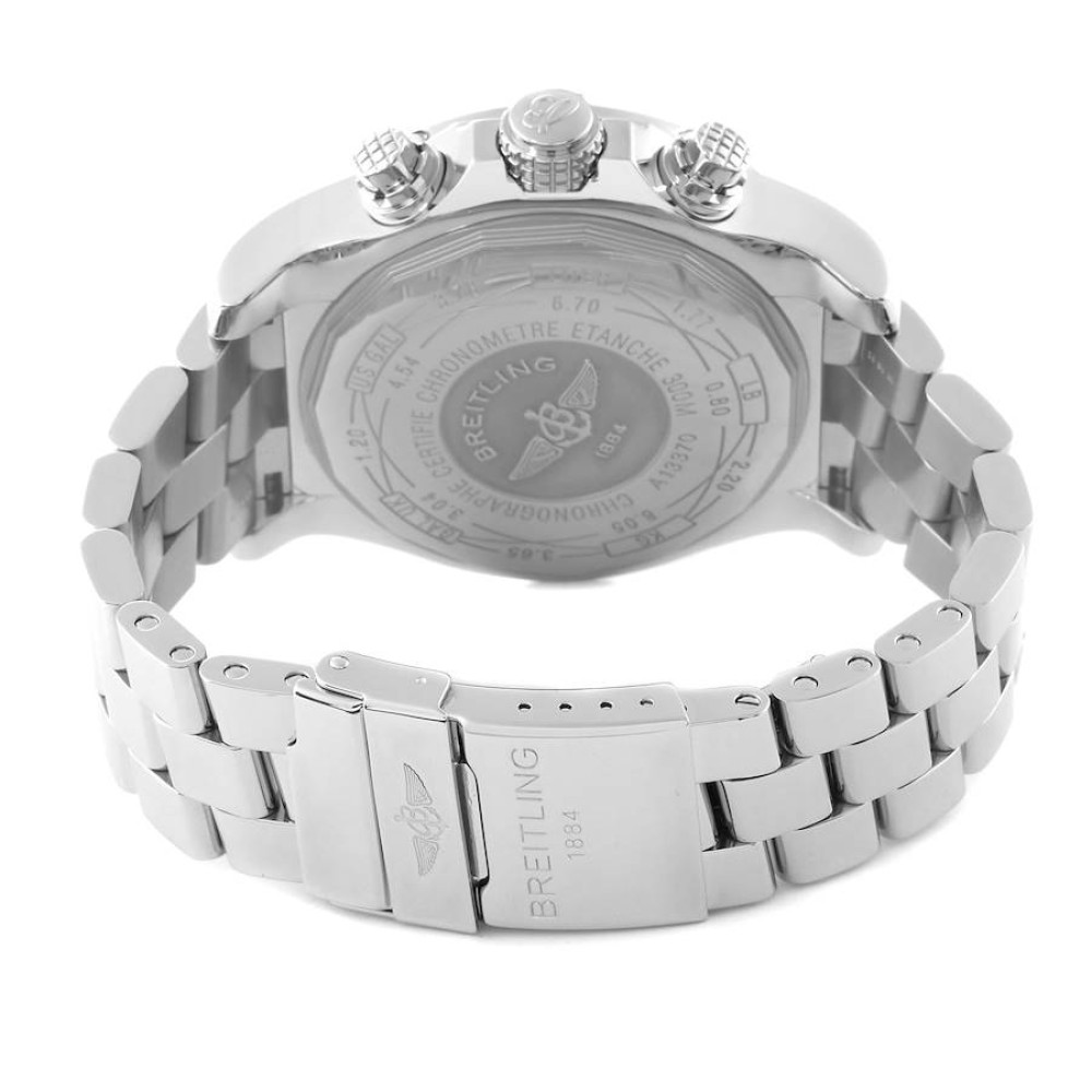 Breitling Super Avenger Chronograph Diamond Steel Mens Watch A13370 Breitling Super Avenger Chronograph Diamond Steel Mens Watch A13370