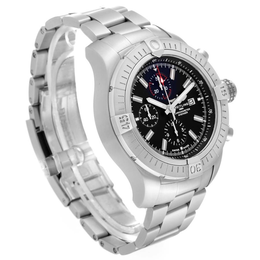 Breitling Aeromarine Super Avenger Steel Mens Watch A13375 Breitling Aeromarine Super Avenger Steel Mens Watch A13375