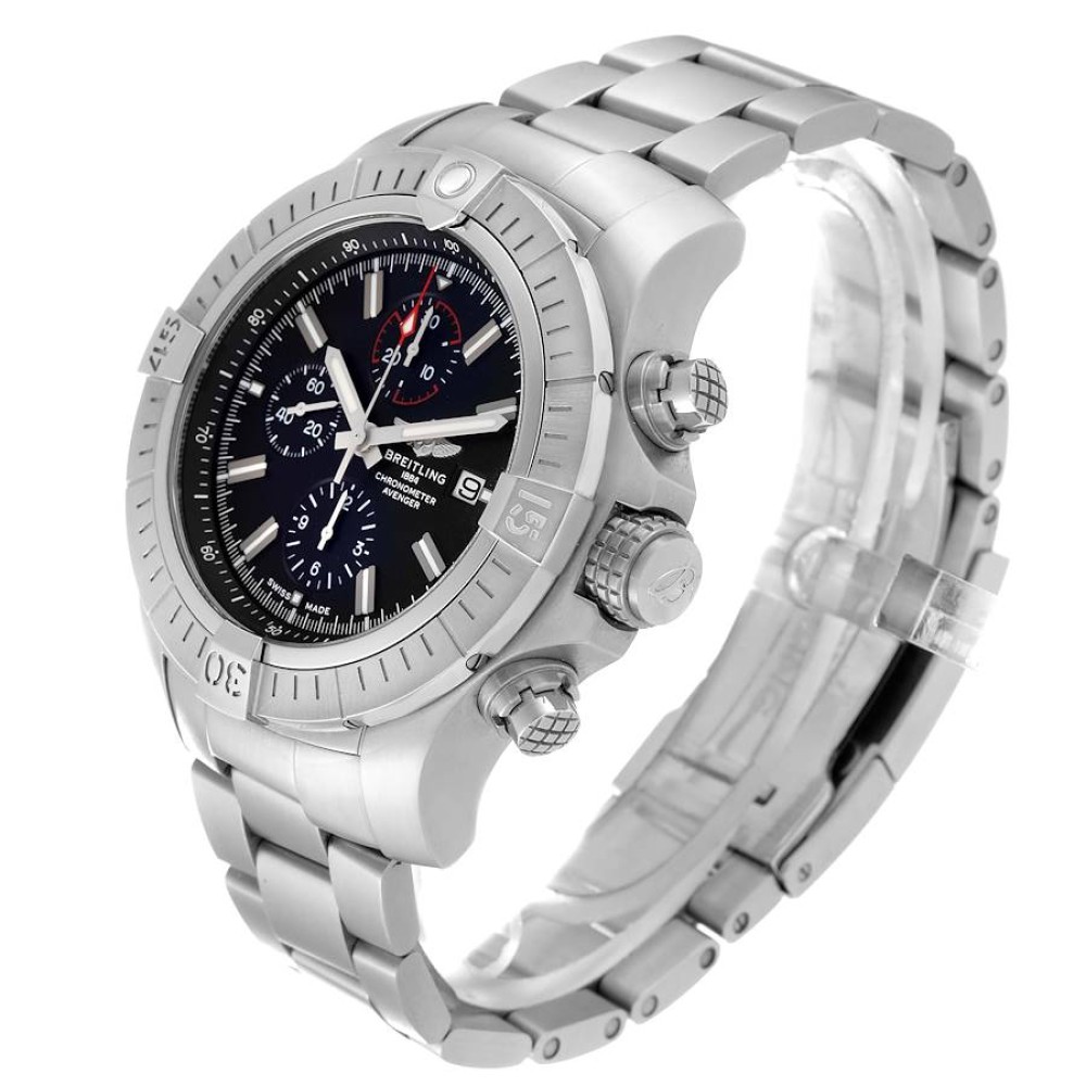 Breitling Aeromarine Super Avenger Steel Mens Watch A13375 Breitling Aeromarine Super Avenger Steel Mens Watch A13375