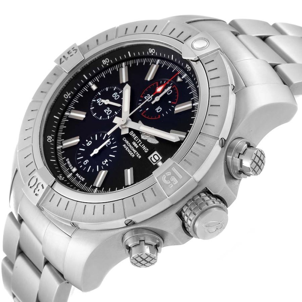 Breitling Aeromarine Super Avenger Steel Mens Watch A13375 Breitling Aeromarine Super Avenger Steel Mens Watch A13375