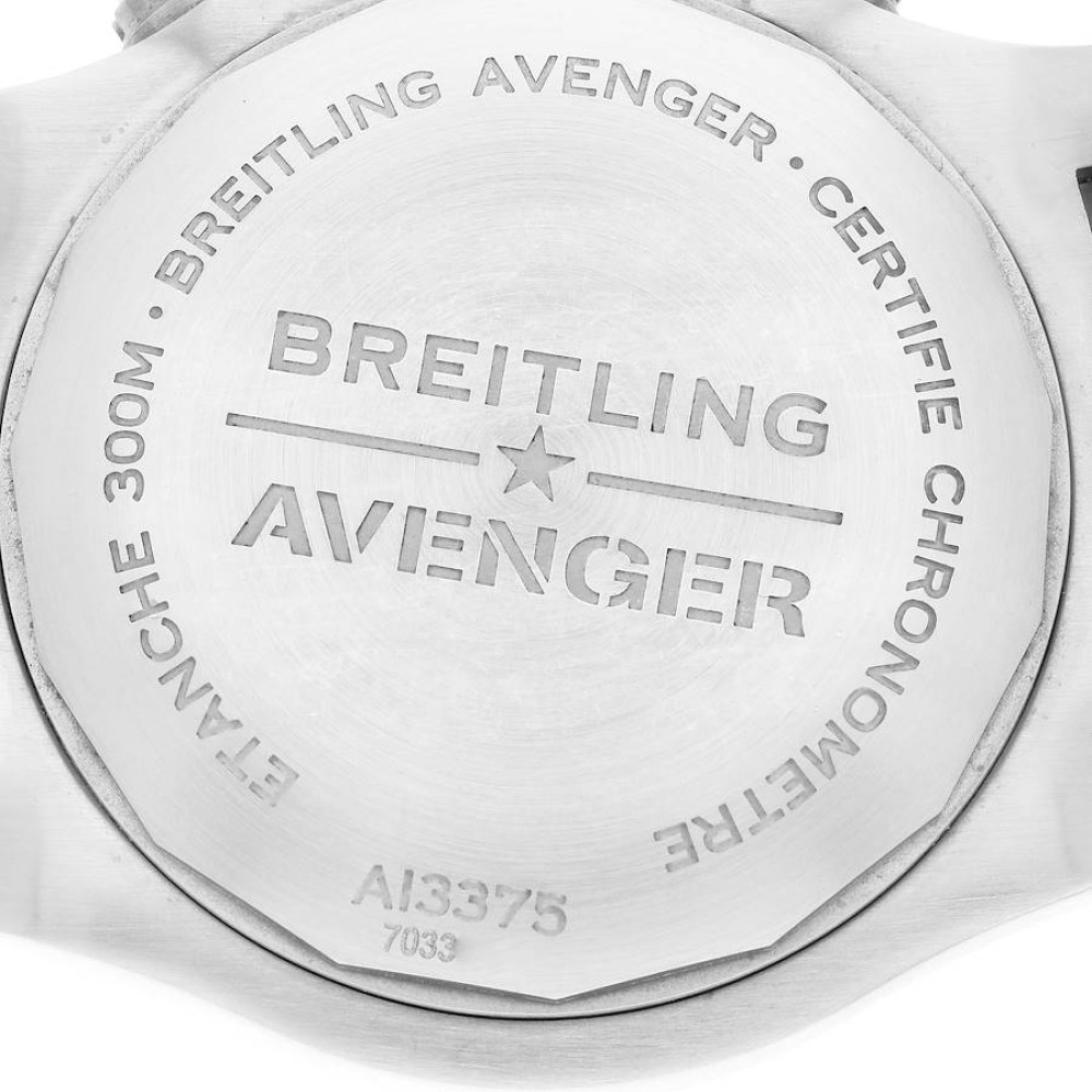 Breitling Aeromarine Super Avenger Steel Mens Watch A13375 Breitling Aeromarine Super Avenger Steel Mens Watch A13375