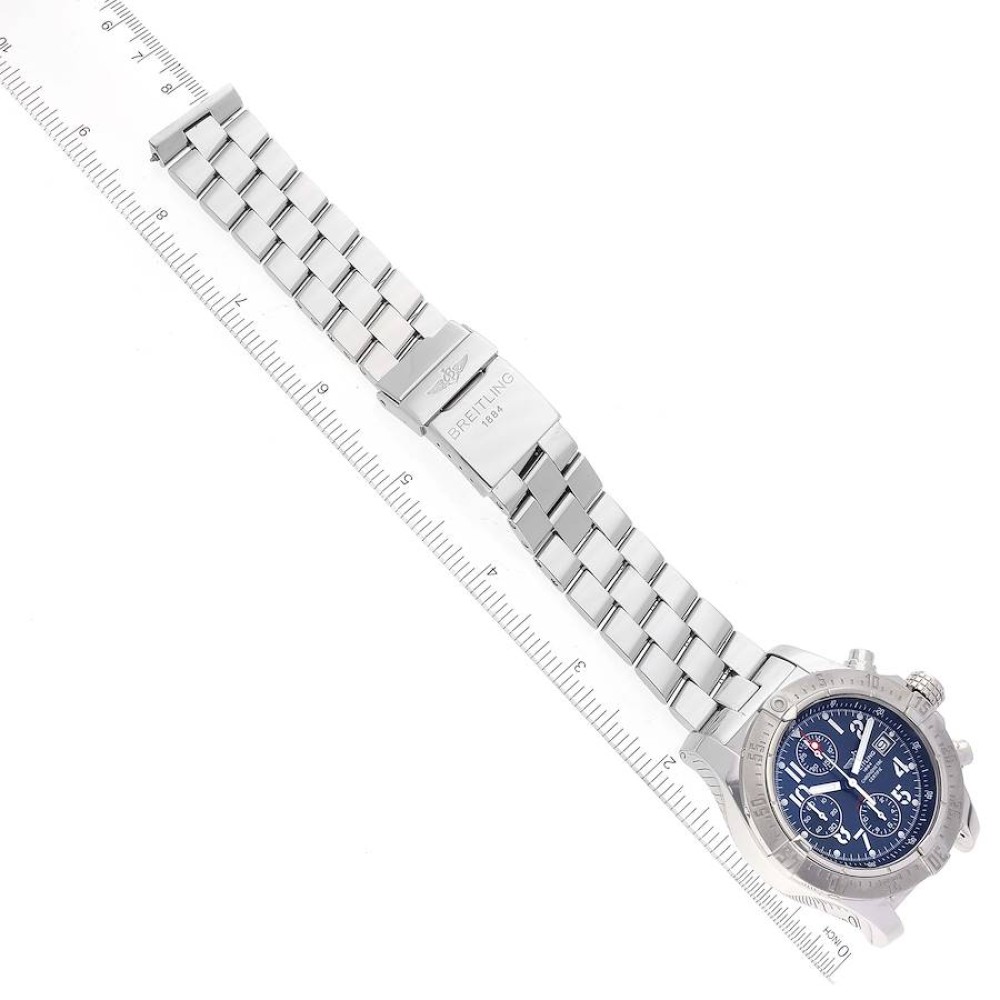 Breitling Avenger Skyland Chronograph Blue Dial Steel Mens Watch A13380 Breitling Avenger Skyland Chronograph Blue Dial Steel Mens Watch A13380