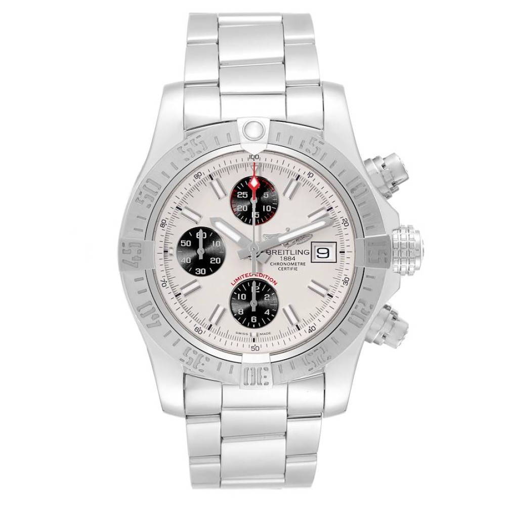 Breitling Avenger II White Dial Steel Mens Watch A13381 Breitling Avenger II White Dial Steel Mens Watch A13381