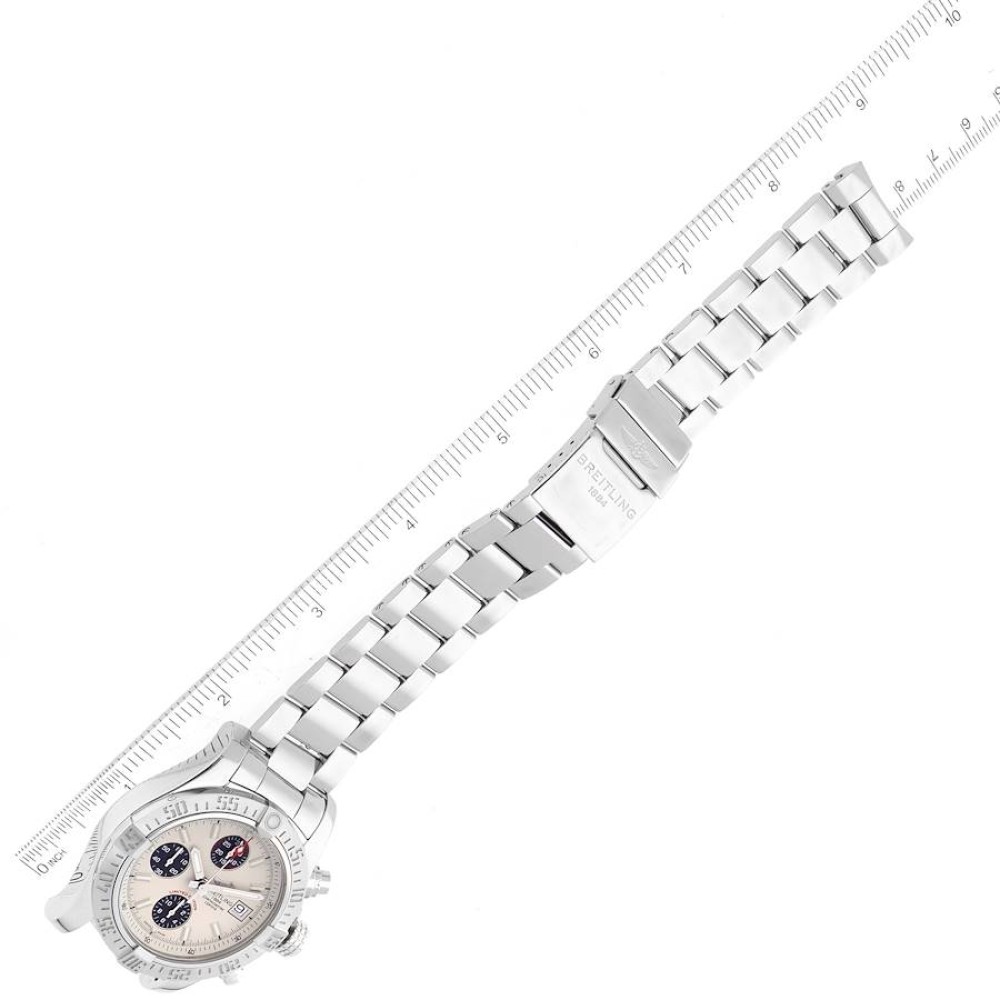 Breitling Avenger II White Dial Steel Mens Watch A13381 Breitling Avenger II White Dial Steel Mens Watch A13381