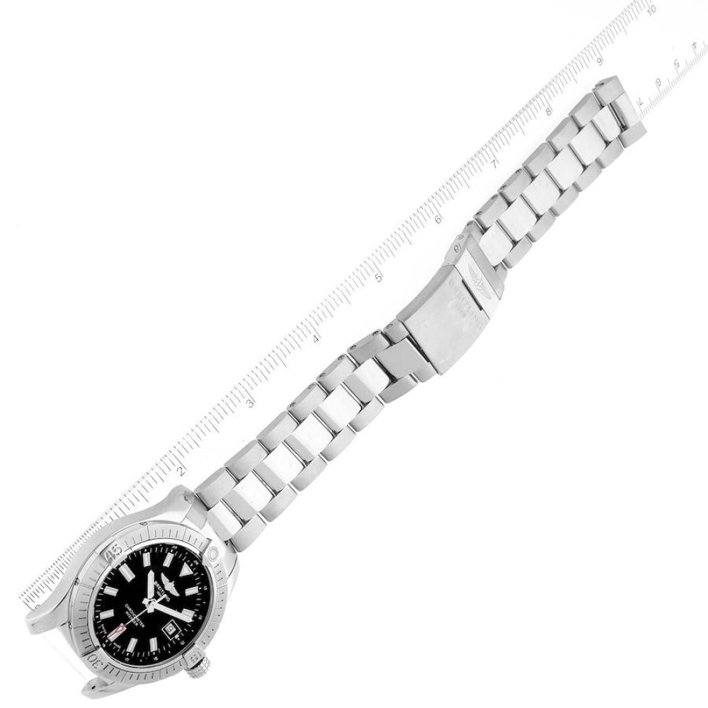 Breitling Avenger Black Dial Steel Mens Watch A17318 Breitling Avenger Black Dial Steel Mens Watch A17318