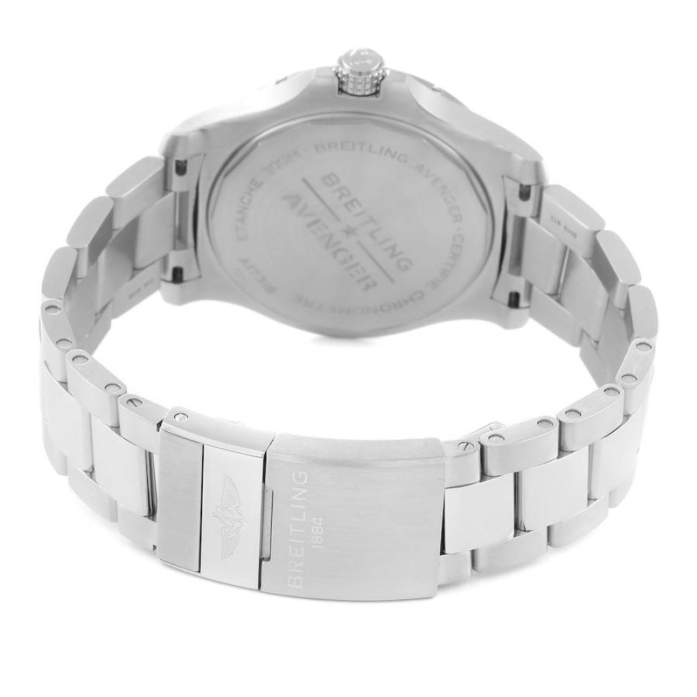 Breitling Avenger Blue Dial Stainless Steel Mens Watch A17318 Breitling Avenger Blue Dial Stainless Steel Mens Watch A17318