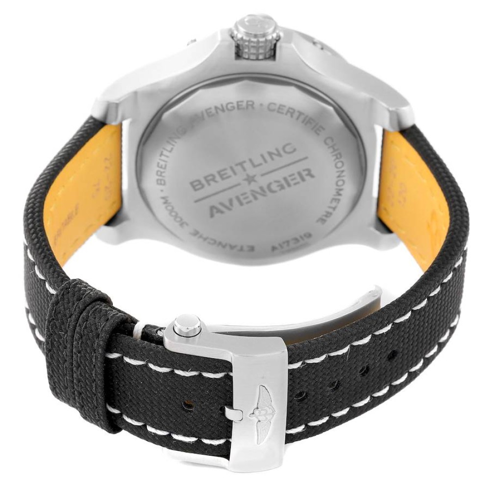 Breitling Avenger 45 Seawolf Yellow Dial Steel Mens Watch A17319 Breitling Avenger 45 Seawolf Yellow Dial Steel Mens Watch A17319