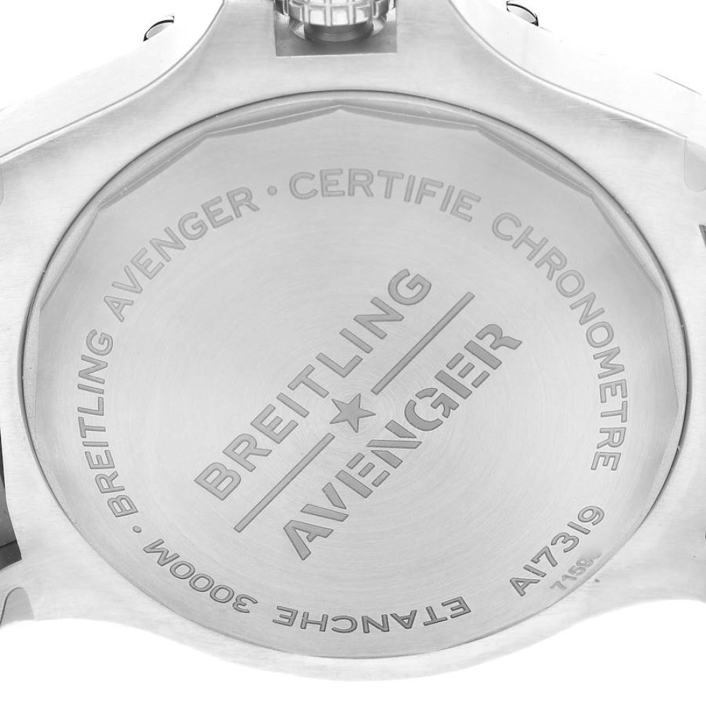 Breitling Avenger 45 Seawolf Yellow Dial Steel Mens Watch A17319 Breitling Avenger 45 Seawolf Yellow Dial Steel Mens Watch A17319