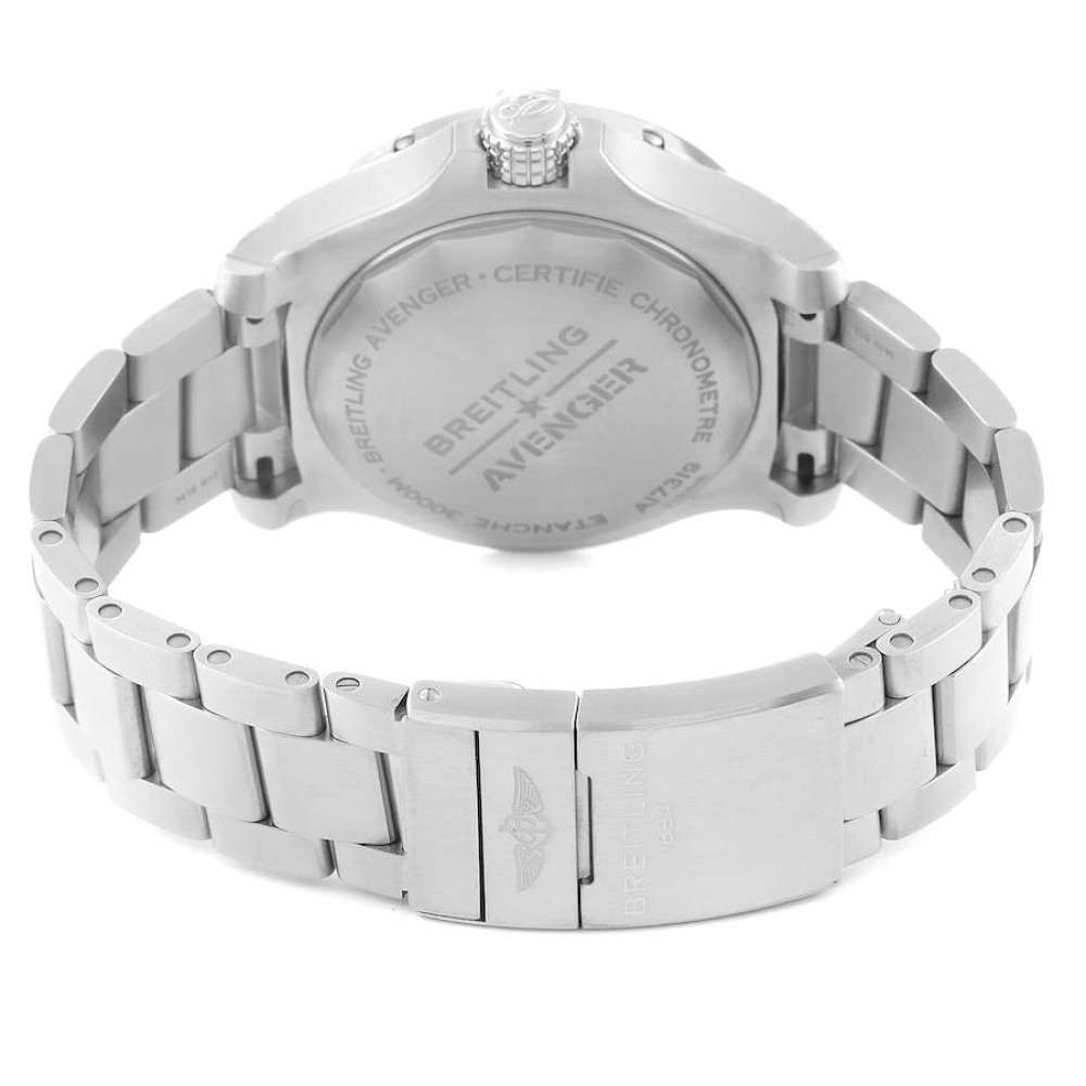 Breitling Avenger 45 Seawolf Yellow Dial Steel Mens Watch A17319 Breitling Avenger 45 Seawolf Yellow Dial Steel Mens Watch A17319