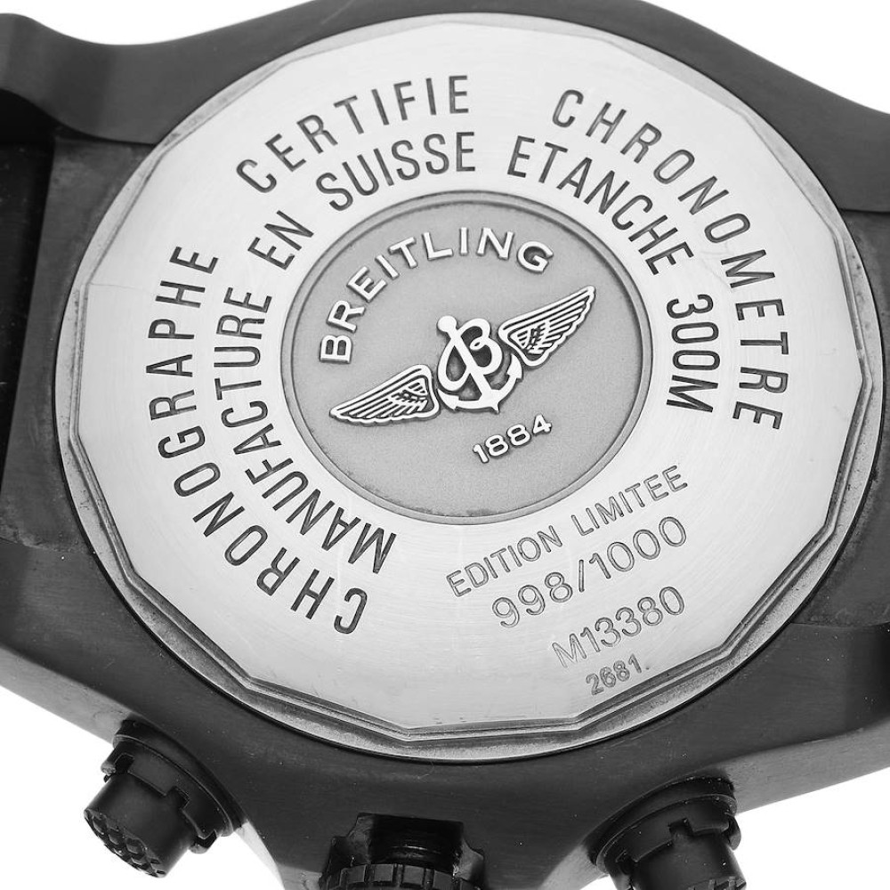 Breitling Aeromarine Avenger Skyland Blacksteel Mens Watch M13380 Breitling Aeromarine Avenger Skyland Blacksteel Mens Watch M13380