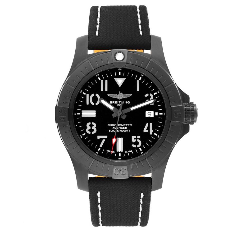 Breitling Avenger Automatic 45 Seawolf Night Mission Titanium Mens Watch V17319 Breitling Avenger Automatic 45 Seawolf Night Mission Titanium Mens Watch V17319