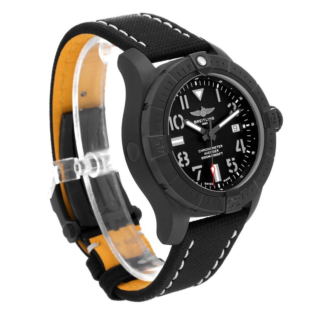 Breitling Avenger Automatic 45 Seawolf Night Mission Titanium Mens Watch V17319 Breitling Avenger Automatic 45 Seawolf Night Mission Titanium Mens Watch V17319