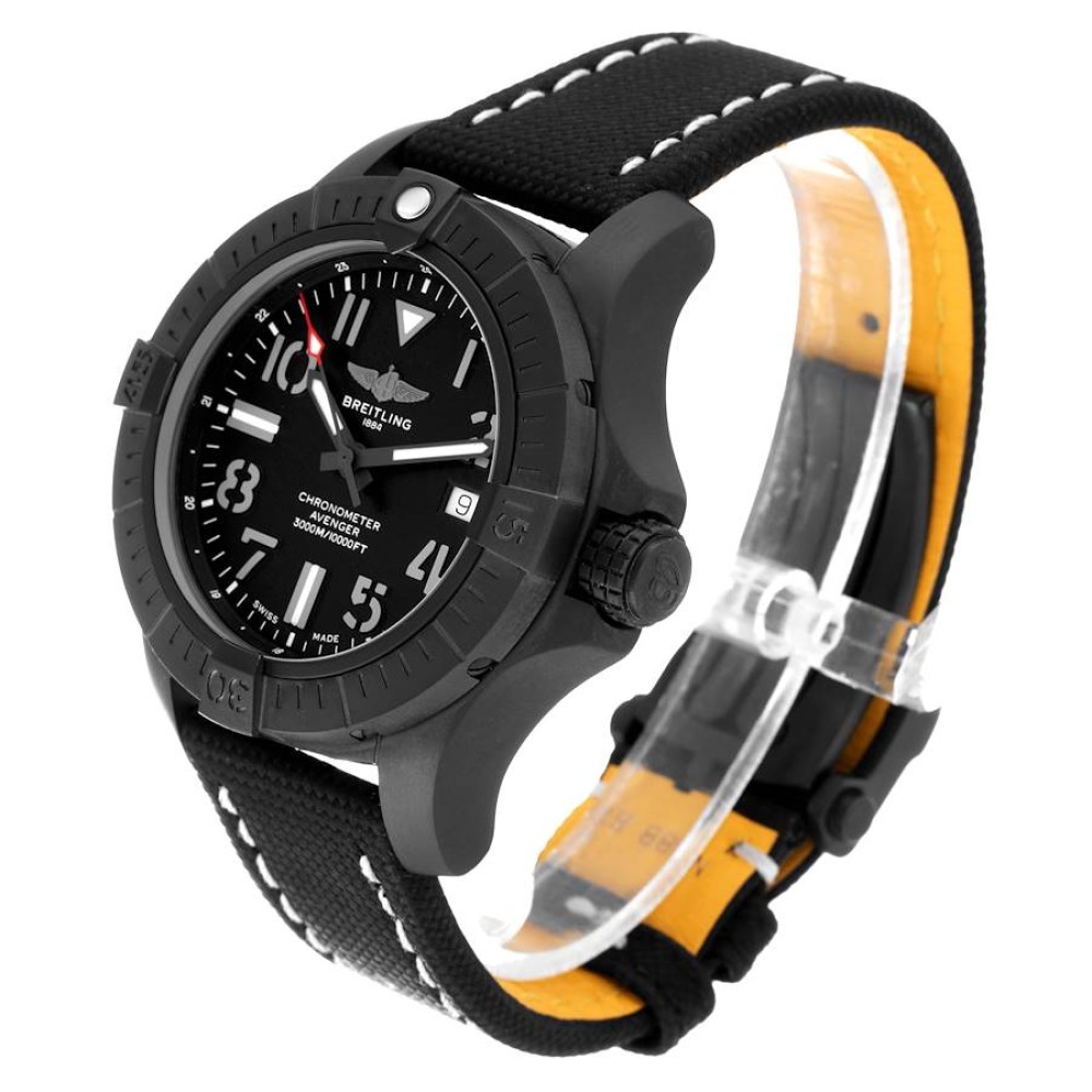 Breitling Avenger Automatic 45 Seawolf Night Mission Titanium Mens Watch V17319 Breitling Avenger Automatic 45 Seawolf Night Mission Titanium Mens Watch V17319