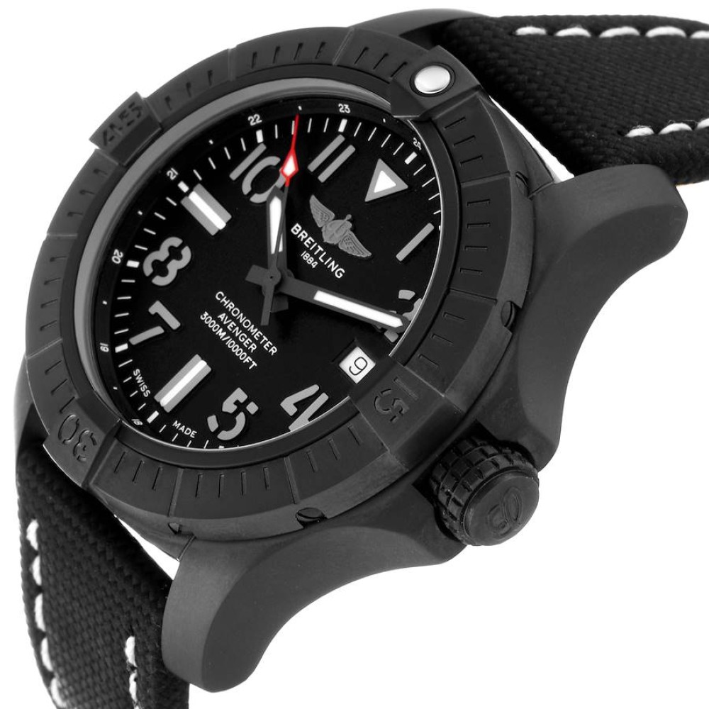 Breitling Avenger Automatic 45 Seawolf Night Mission Titanium Mens Watch V17319 Breitling Avenger Automatic 45 Seawolf Night Mission Titanium Mens Watch V17319