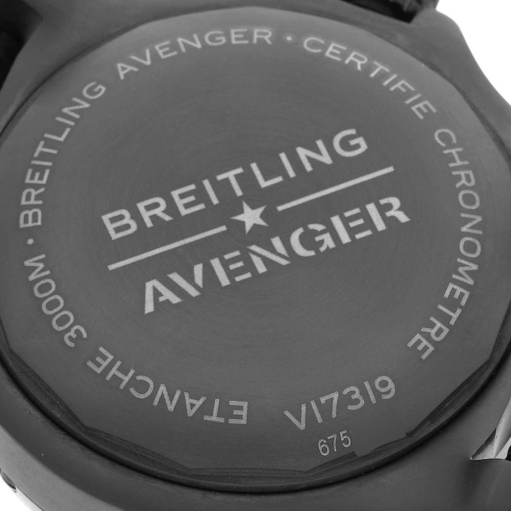 Breitling Avenger Automatic 45 Seawolf Night Mission Titanium Mens Watch V17319 Breitling Avenger Automatic 45 Seawolf Night Mission Titanium Mens Watch V17319