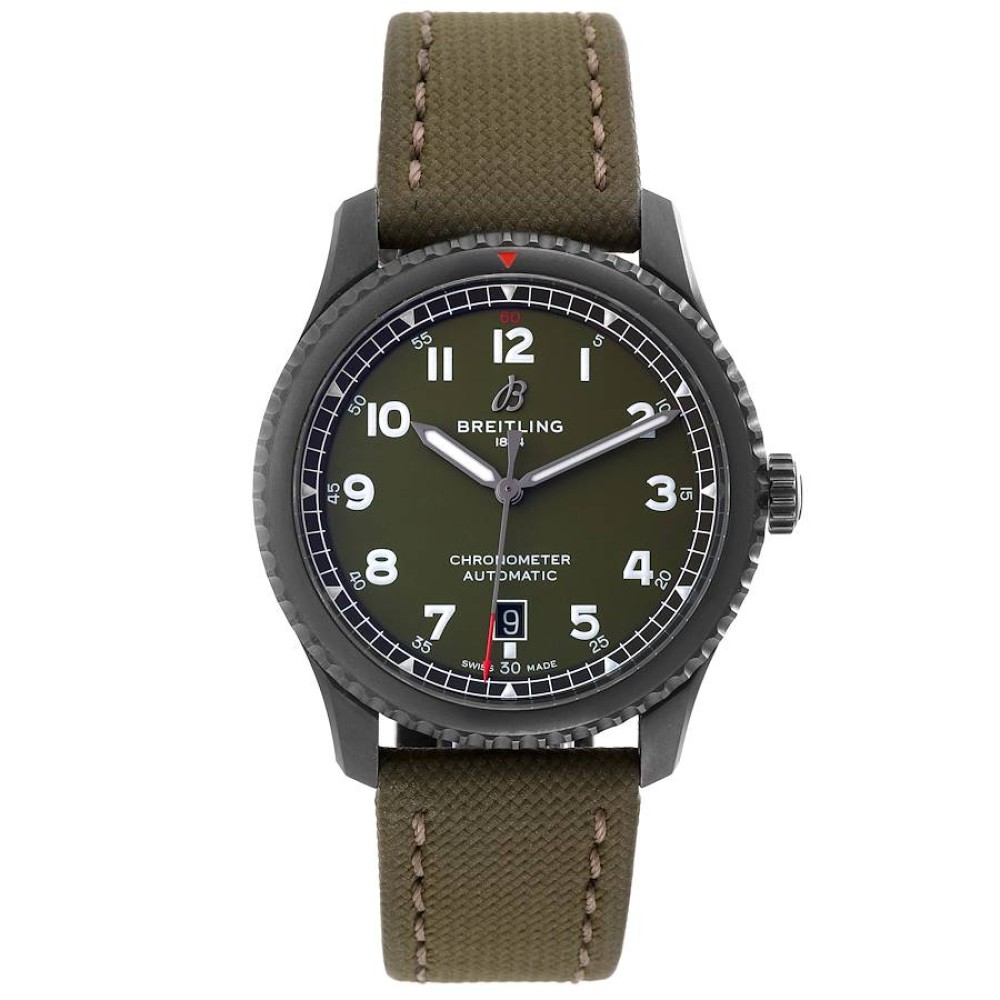 Breitling Aviator 8 Curtiss Warhawk Black Steel Watch A17315 Breitling Aviator 8 Curtiss Warhawk Black Steel Watch A17315