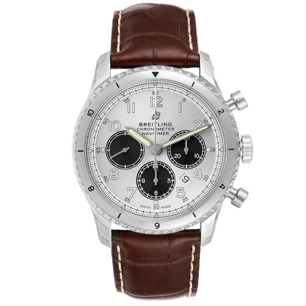 Breitling Navitimer Aviator 8 B01 Steel Mens Watch AB0117 Breitling Navitimer Aviator 8 B01 Steel Mens Watch AB0117