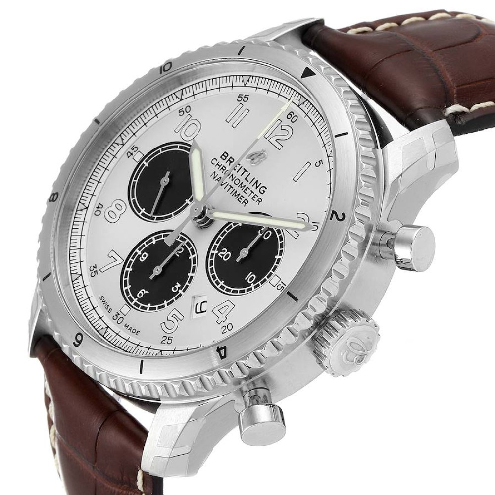 Breitling Navitimer Aviator 8 B01 Steel Mens Watch AB0117 Breitling Navitimer Aviator 8 B01 Steel Mens Watch AB0117