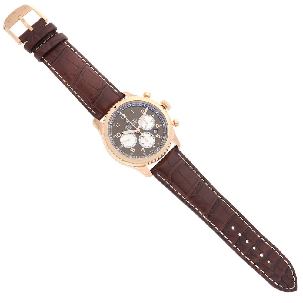 Breitling Navitimer Aviator 8 B01 Rose Gold Mens Watch RB0117 Breitling Navitimer Aviator 8 B01 Rose Gold Mens Watch RB0117