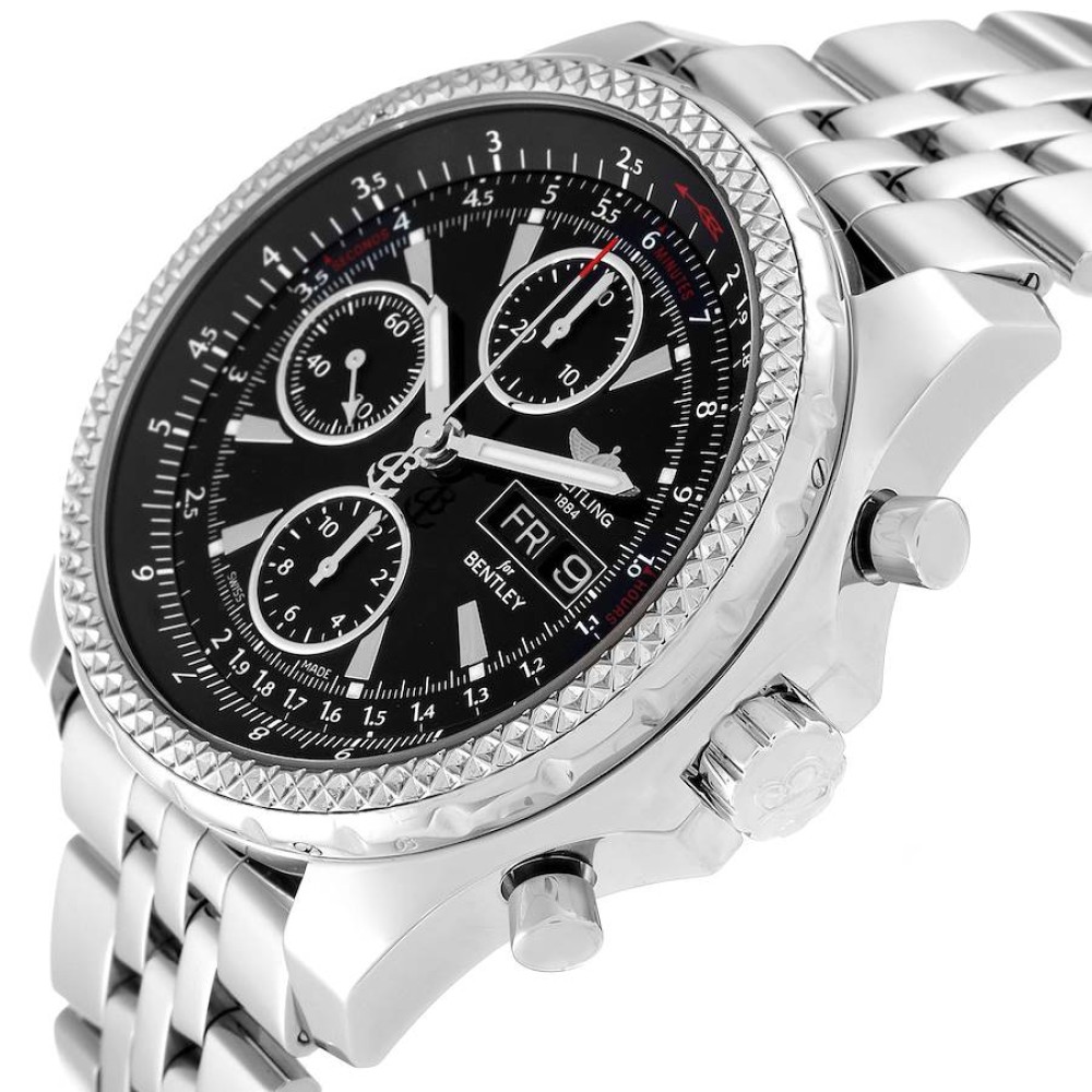 Breitling Bentley Motors GT Special Edition Steel Mens Watch A13362 Breitling Bentley Motors GT Special Edition Steel Mens Watch A13362