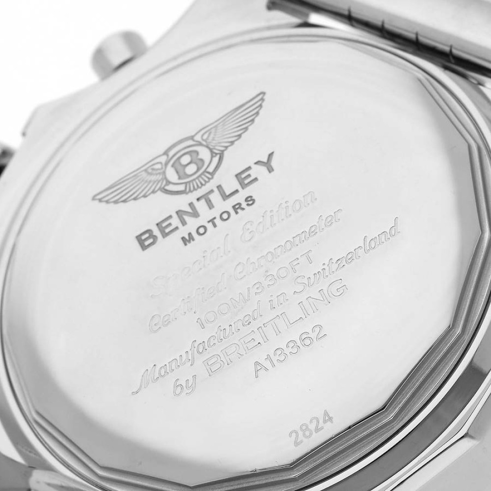 Breitling Bentley Motors GT Special Edition Steel Mens Watch A13362 Breitling Bentley Motors GT Special Edition Steel Mens Watch A13362