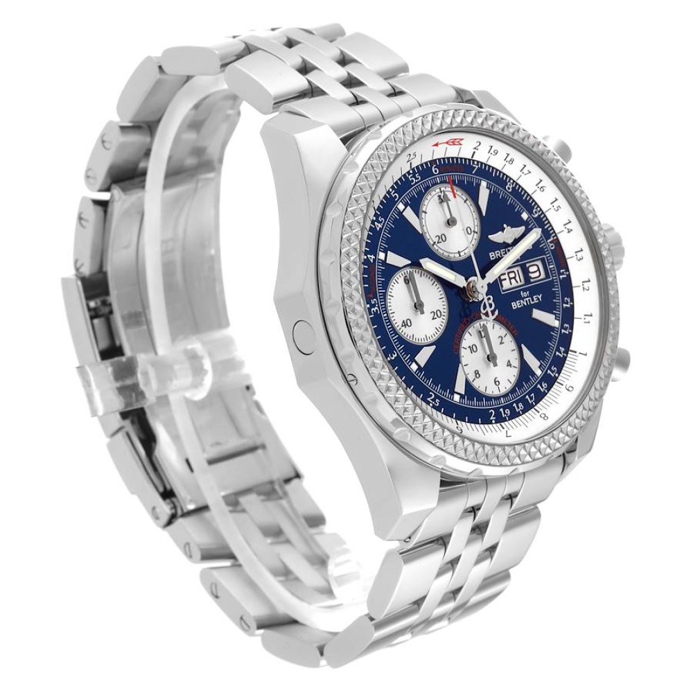 Breitling Bentley Motors GT Blue Dial Sreel Mens Watch A13362 Breitling Bentley Motors GT Blue Dial Sreel Mens Watch A13362