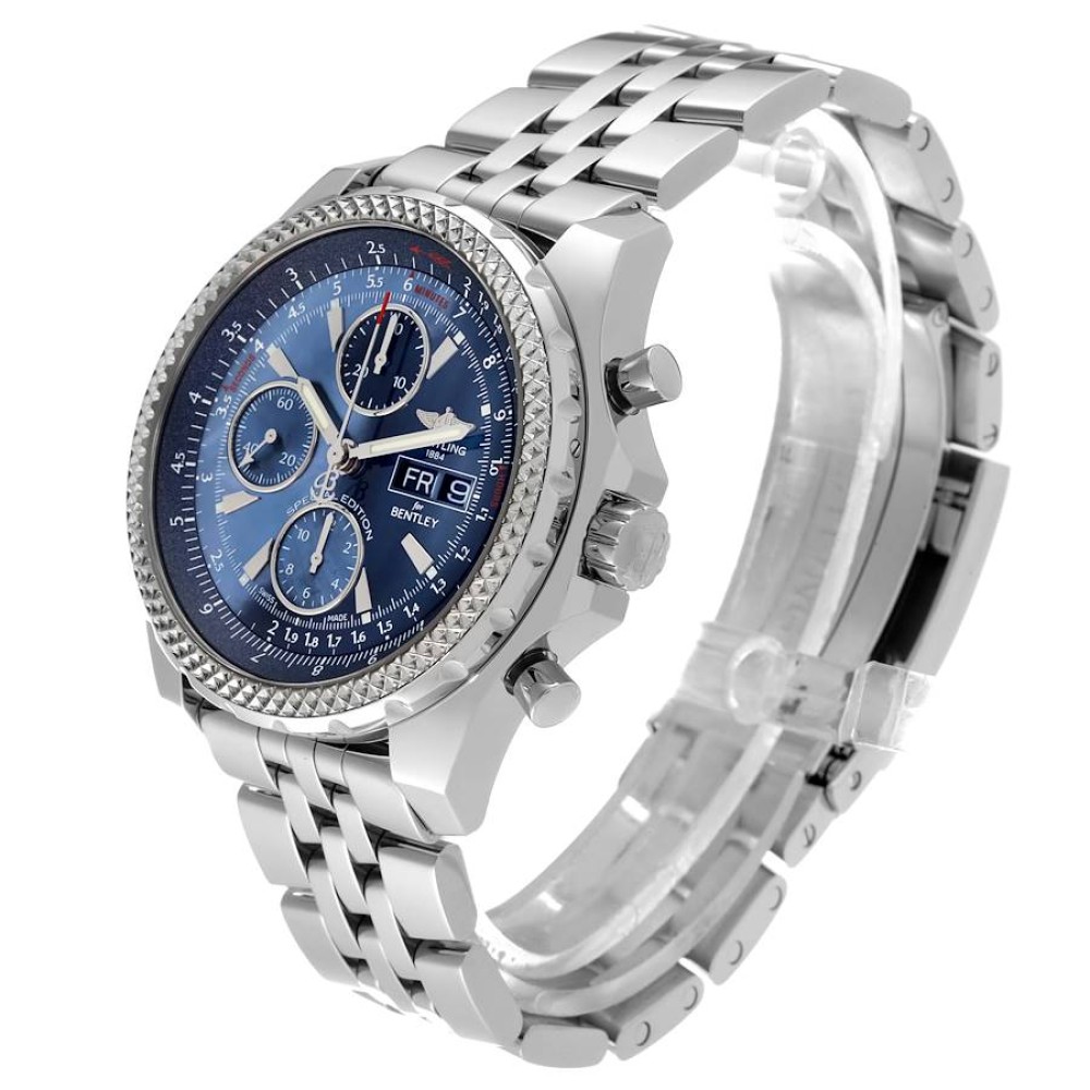 Breitling Bentley Motors GT Mother of Pearl Dial Steel Watch A13362 Breitling Bentley Motors GT Mother of Pearl Dial Steel Watch A13362