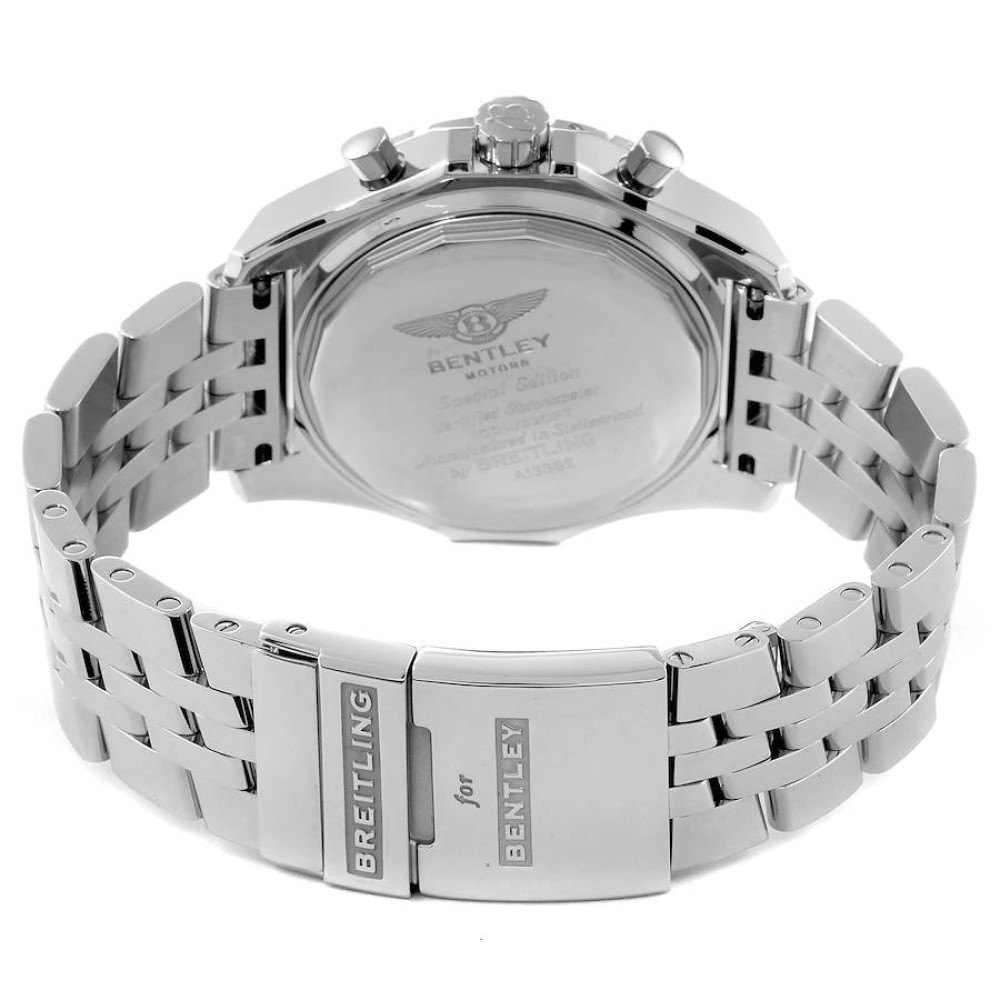 Breitling Bentley Motors GT Mother of Pearl Dial Steel Watch A13362 Breitling Bentley Motors GT Mother of Pearl Dial Steel Watch A13362