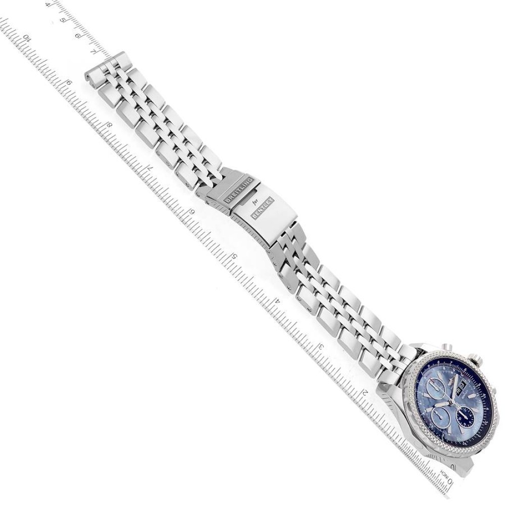 Breitling Bentley Motors GT Mother of Pearl Dial Steel Watch A13362 Breitling Bentley Motors GT Mother of Pearl Dial Steel Watch A13362