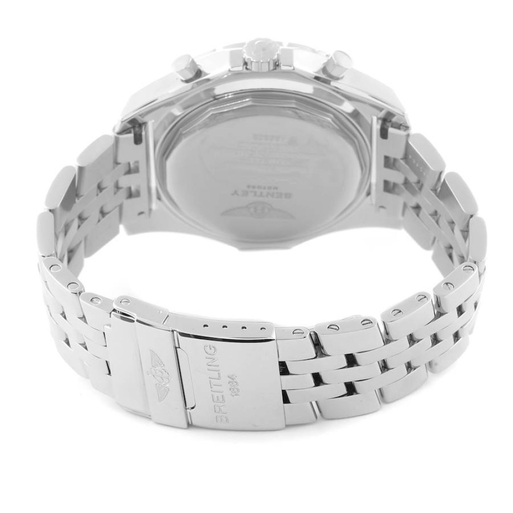 Breitling Bentley Motors Silver Dial Steel Chronograph Mens Watch A25362 Breitling Bentley Motors Silver Dial Steel Chronograph Mens Watch A25362